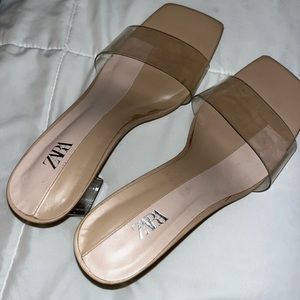 Clear Zara heels